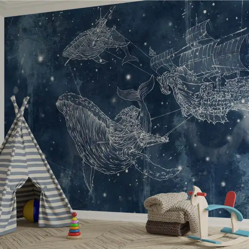 Wall Paper - Ocean Sky Fantasy Uusi Kokoelma