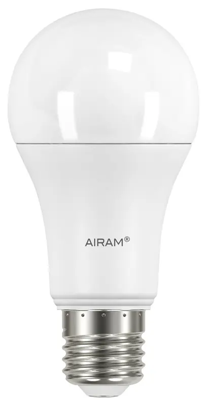 Alkuperäinen LED-lamppu Airam Pro A60 830, himmennettävä, E27, 3000K, 1060lm