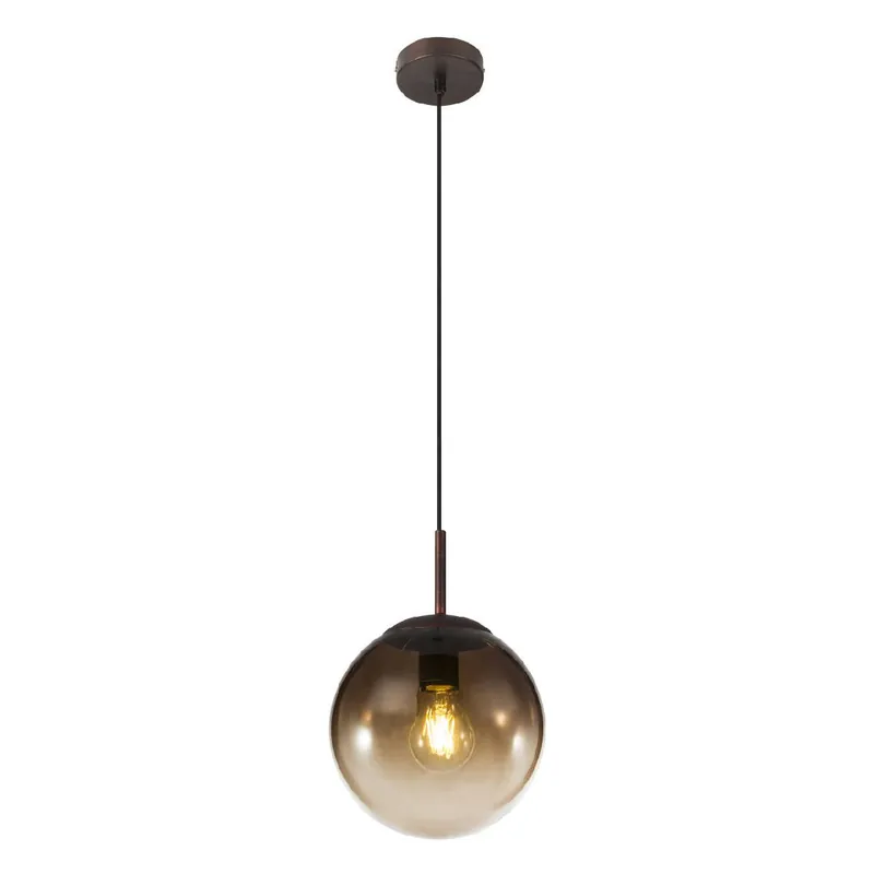 Riippuvalaisin Globo Varus Ø20cm 40W ruskea Edullinen Hinta