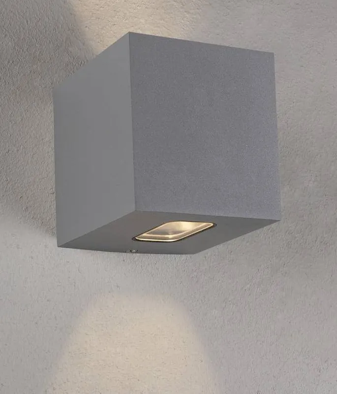 LED-seinävalaisin Hide-a-lite Cube II 3000K harmaa Tukkuhinta