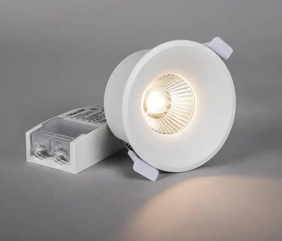 Turvallinen Maksu LED-alasvalo Hide-a-lite Optic Quick Deep ISO säädettävä valkoinen
