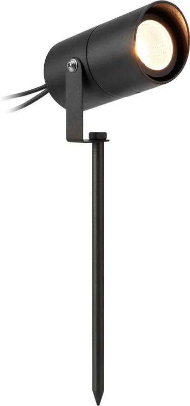 Puutarhaspotti maapiikillä Markslöjd Unite 12 IP44 LED musta/kirkas Aito