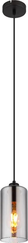Riippuvalaisin Globo Olly 11cm, 1xE27, musta/savu Vain Tänään
