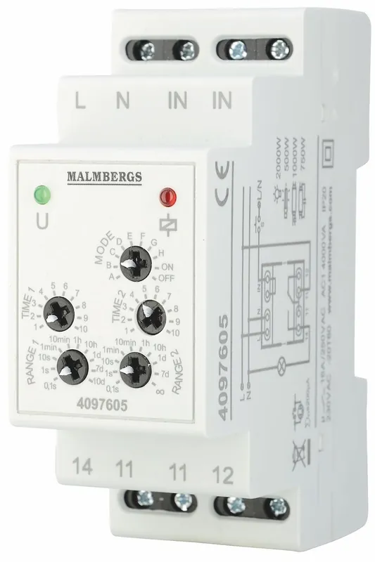 Pakollinen (Must-Have) Monitoimintorele Malmbergs, 230V