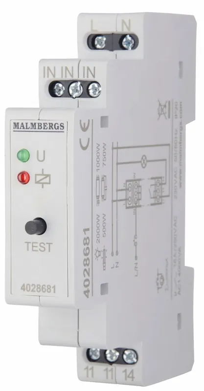Aito Sysäysrele Malmbergs, 1SL, 16A, 230V