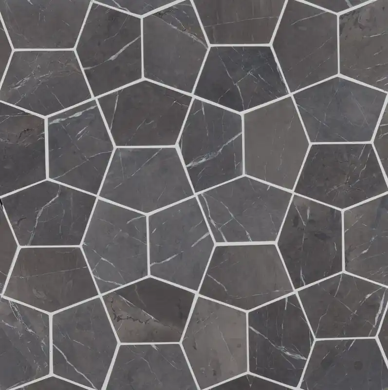 Vain Tänään Luonnonkivilaatta Qualitystone Pentagon Grey, 150x100mm