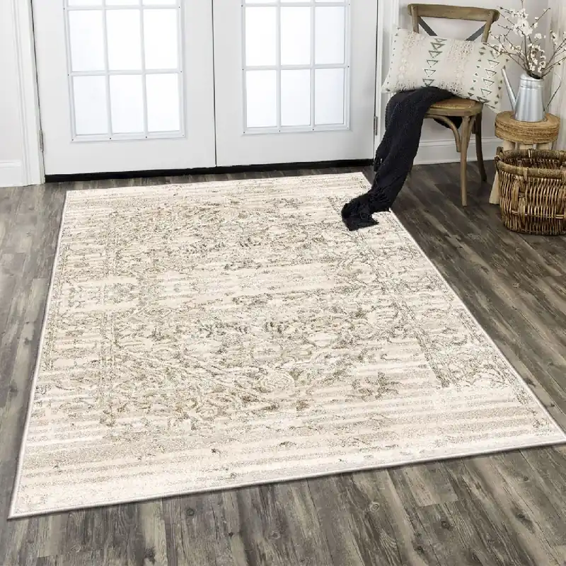 Matto Linento Els1825, 140x220cm, beige Suosittu