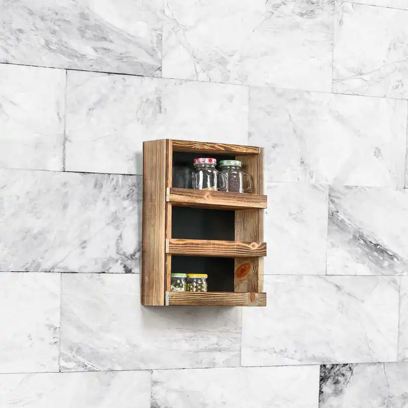 Tilaa Heti Puinen hylly Linento Furniture Becca, 28cm, ruskea