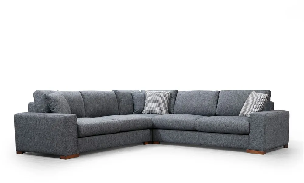 Halpa Kulmasohva Linento Furniture Loop 7, 4-istuttava, antrasiitti