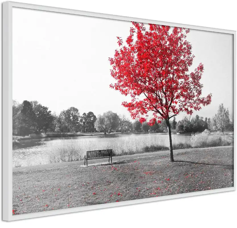 Juliste Artgeist Red Tree kehyksillä eri kokoja Heti Saatavilla