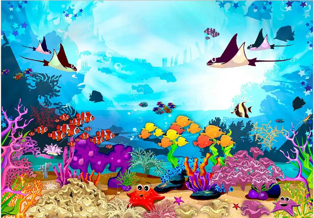 Sisustustarra Artgeist Underwater Fun eri kokoja Halpa Hinta