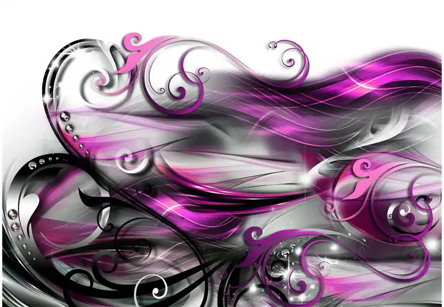Tarjoushinta Sisustustarra Artgeist Purple expression eri kokoja
