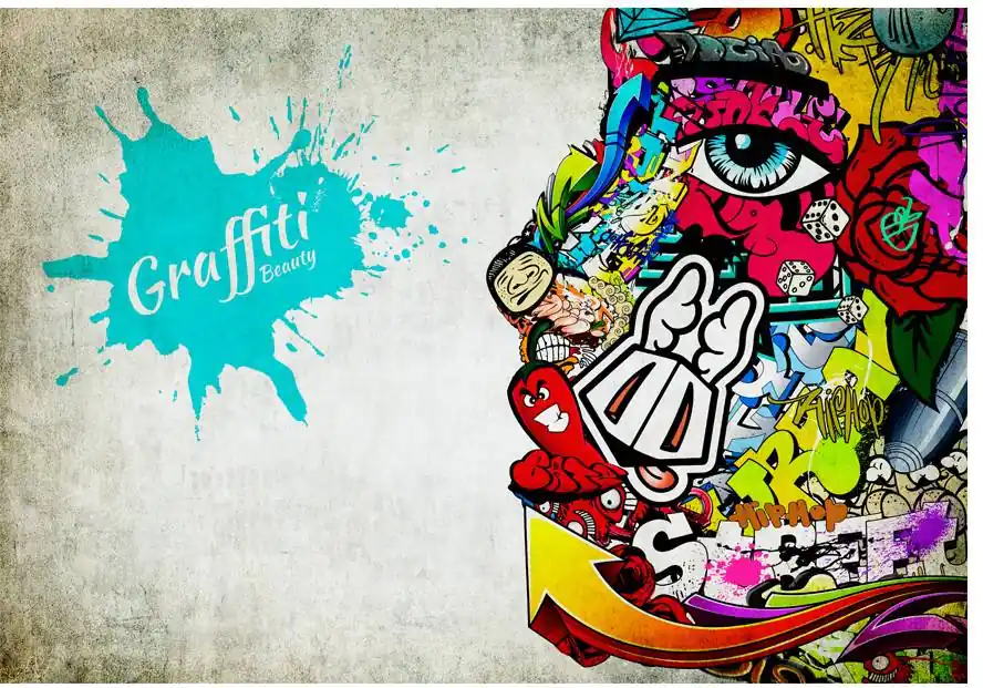 Poisto Sisustustarra Artgeist Graffiti beauty eri kokoja