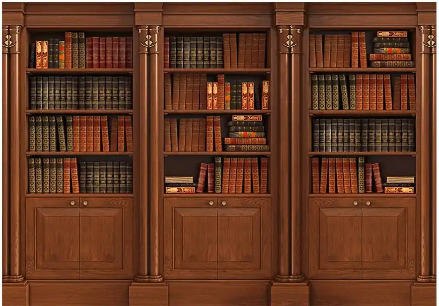 Osta Verkossa Sisustustarra Artgeist Elegant Library eri kokoja