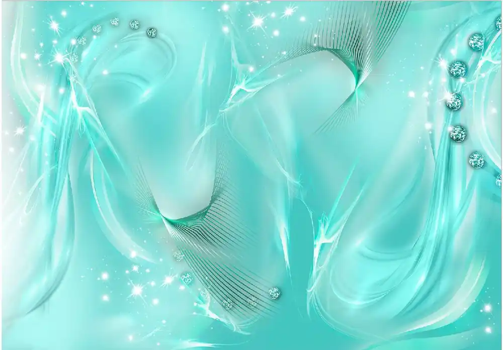 Sisustustarra Artgeist Enchanted Turquoise eri kokoja Alennettu Hinta
