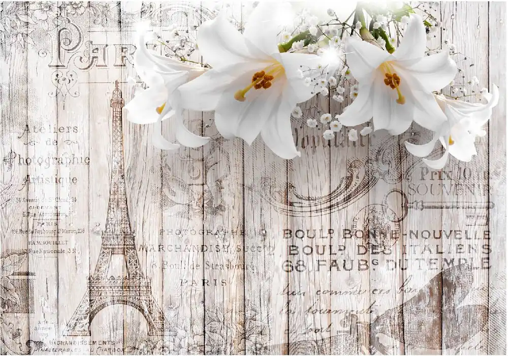 Sisustustarra Artgeist Parisian Lilies eri kokoja Suosittu