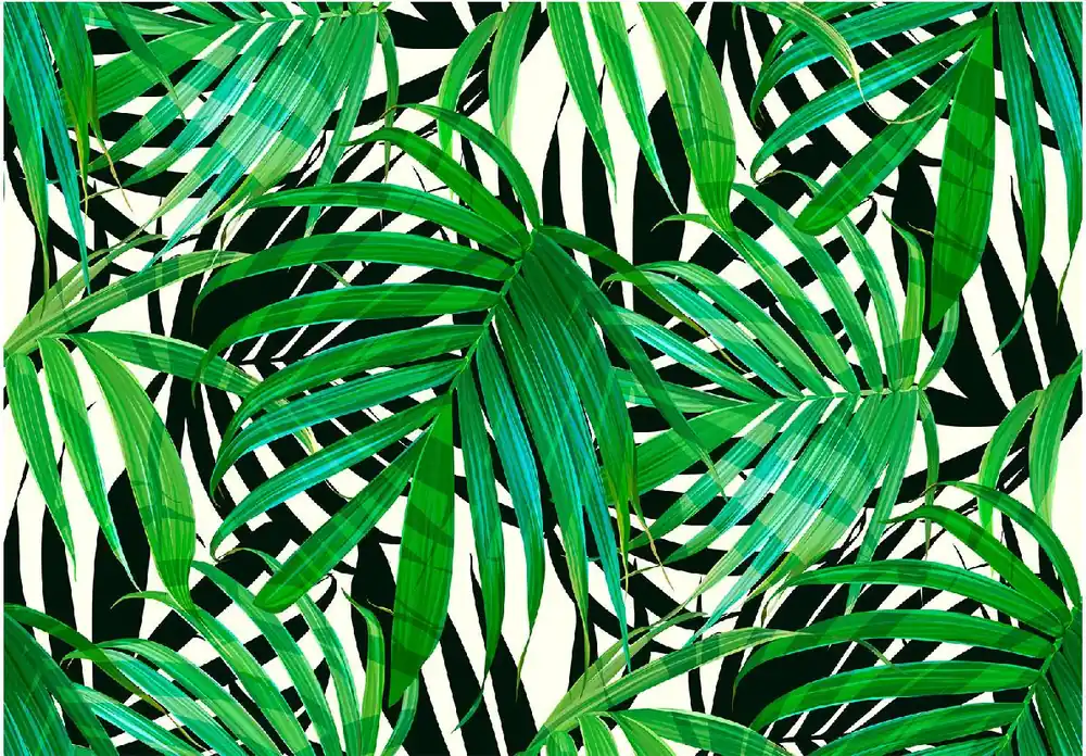 Sisustustarra Artgeist Tropical Leaves eri kokoja Aito