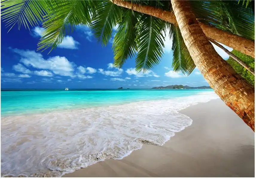 Loppuunmyynti Sisustustarra Artgeist Tropical island eri kokoja