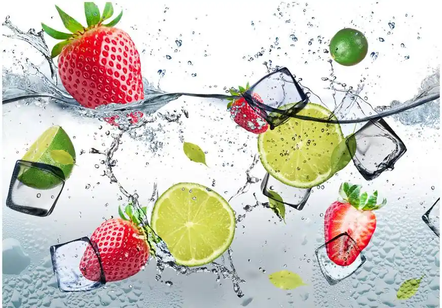 Sisustustarra Artgeist Fruit cocktail eri kokoja Ajankohtainen