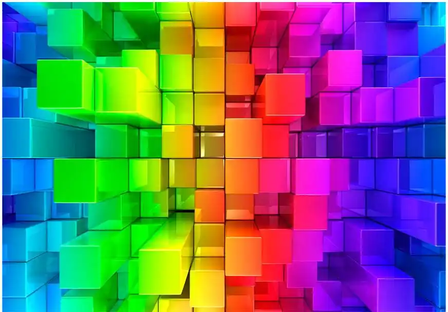 Ilmainen Palautus Kuvatapetti Artgeist Colour jigsaw eri kokoja