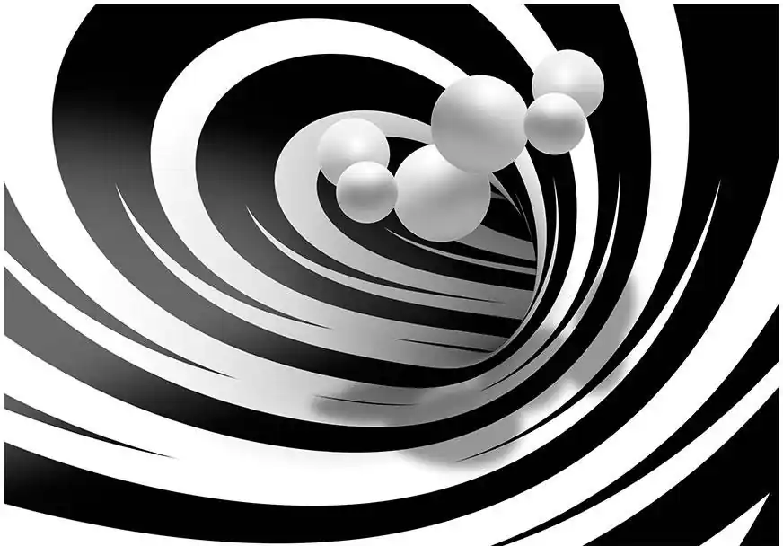 Tilaa Nyt Kuvatapetti Artgeist Twisted In Black & White eri kokoja