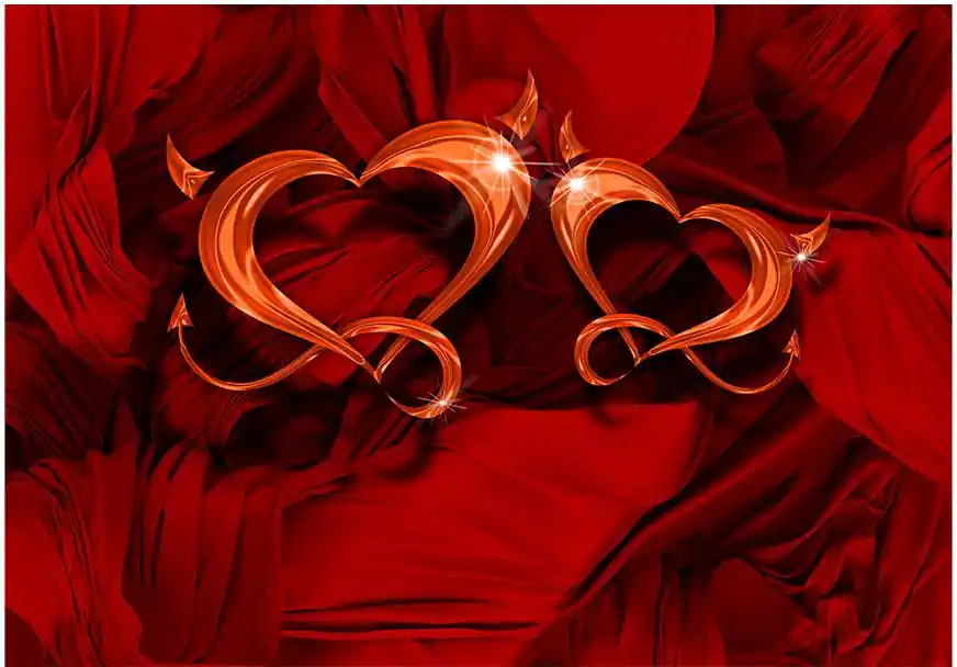 Kausialennus Kuvatapetti Artgeist Two hearts eri kokoja