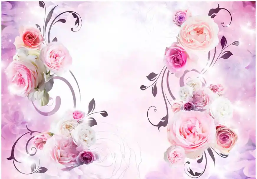 Osta Nyt Kuvatapetti Artgeist Rose variations eri kokoja