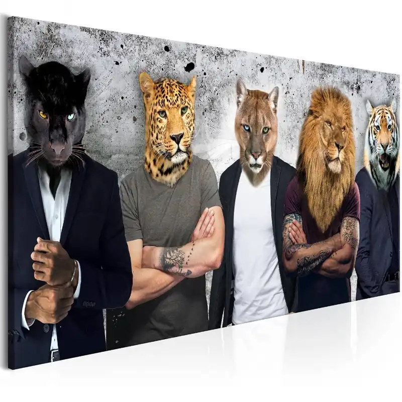 Tilaa Nyt Canvas-taulu Artgeist Different Faces, 1-osainen, leveä, eri kokoja