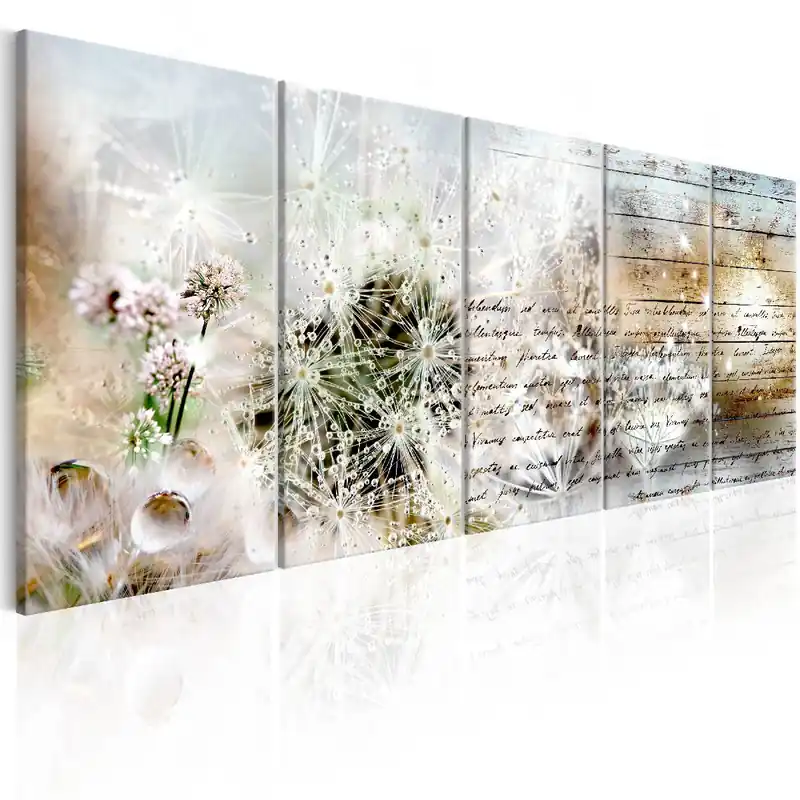 Aito Canvas-taulu Artgeist Abstract Dandelions I, eri kokoja