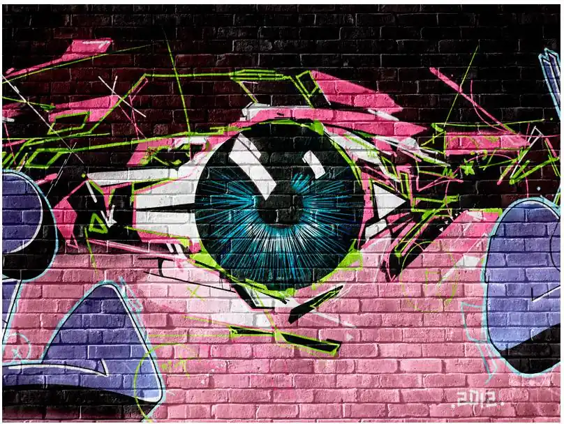 Kuvatapetti Artgeist Graffiti Eye II eri kokoja Paras Hinta