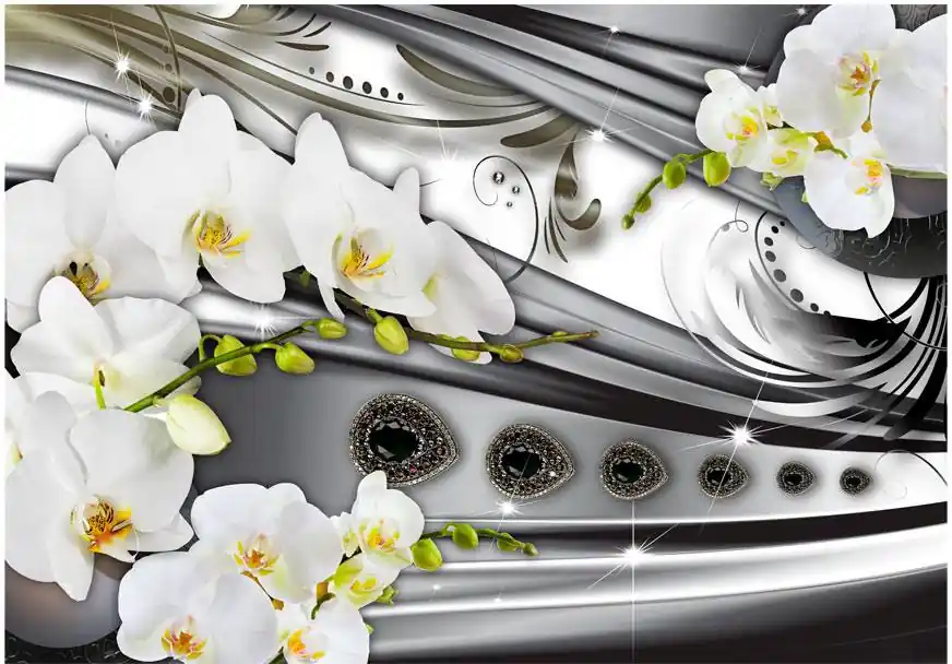 Kuvatapetti Artgeist Orchids & jewelry eri kokoja Tilaa Nyt