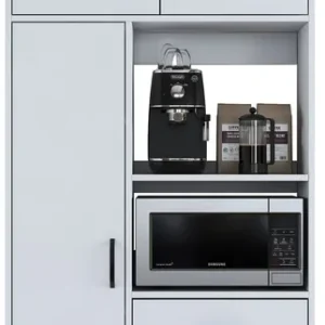 Aamiaiskaappi Linento Furniture JE165 - 3279 valkoinen Tehdashinta
