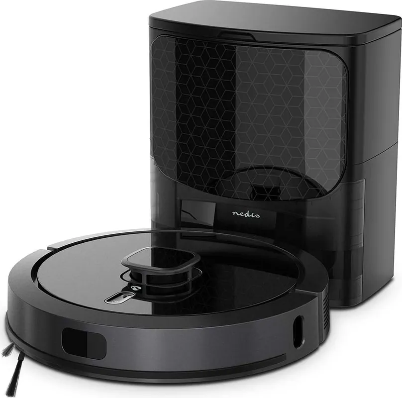 Kausialennus Moppaava robotti-imuri Nedis WIFIVCL002CBK SmartLife Laser